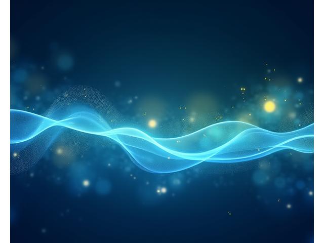 Abstract visualization of a healthy sleep cycle with distinct REM, deep, and light sleep phases, overlaid with digital data representing sleep metrics.